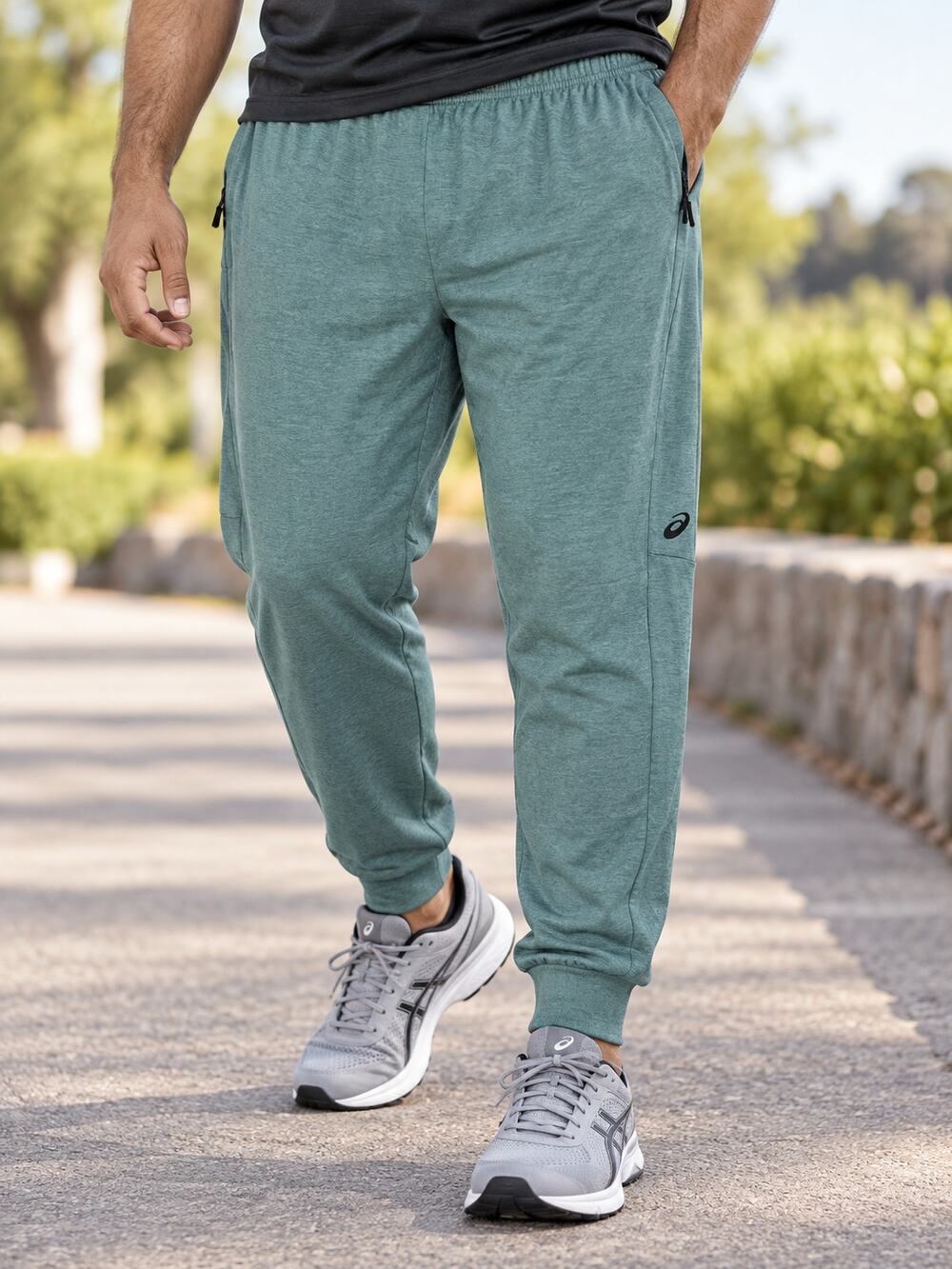 ASICS Men's Tech 2.0 Jogger Pants 2XL Foggy Teal NWT